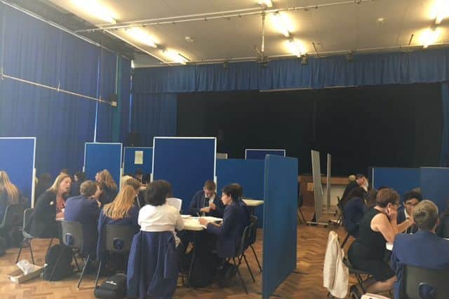 Hemel Hempstead School students at the Employability Skills event