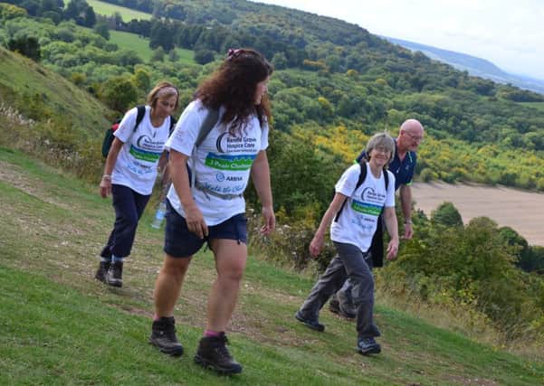 Walkers on the Chilterns 3 Peaks Challenge