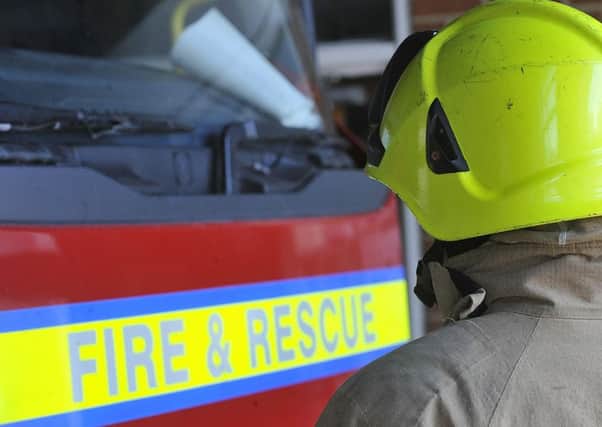 Fire crews battled to bring the fire under control