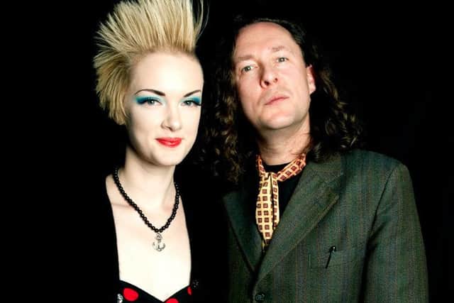 Miles Hunt and Erica Nockalls, of The Wonder Stuff