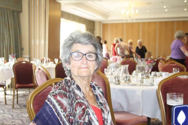 Peggy Bainbridge at the Shenish Manor event