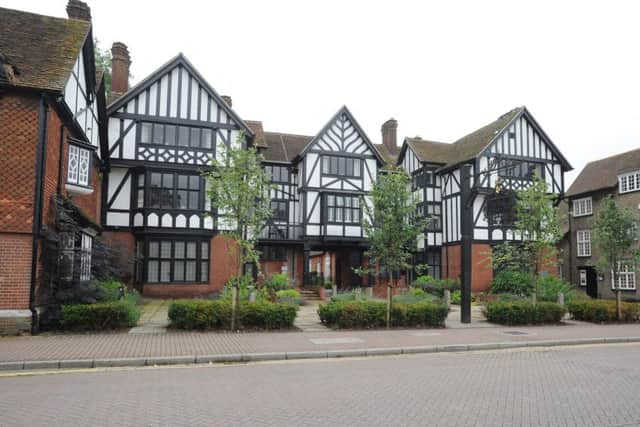The entrance of Rothschild Place in Tring