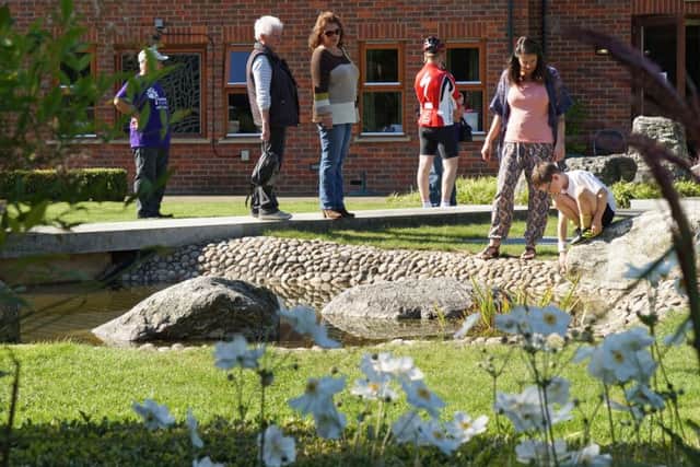 Healing garden at The Hospice of St Francis