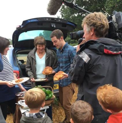 Filming on the Gaddesden Estate