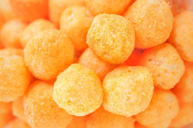 Cheeseballs are new to the OED