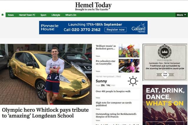 New-look Hemel website
