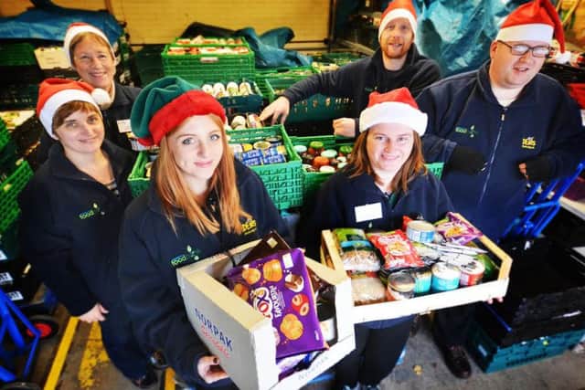 Gazette reporter Victoria Bull gets a taste of what the DENS Dacorum Foodbank offers as she volunteers at its busiest time of year. ENGPNL00120131216131847