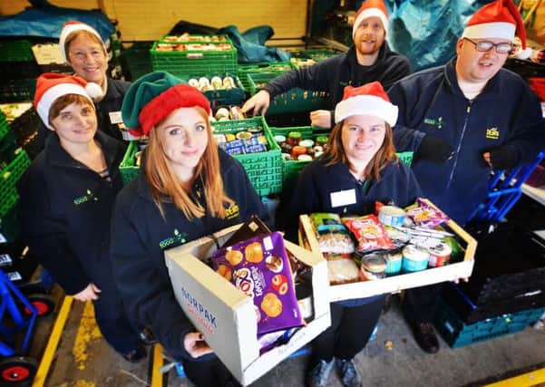 Gazette reporter Victoria Bull gets a taste of what the DENS Dacorum Foodbank offers as she volunteers at its busiest time of year. ENGPNL00120131216131847