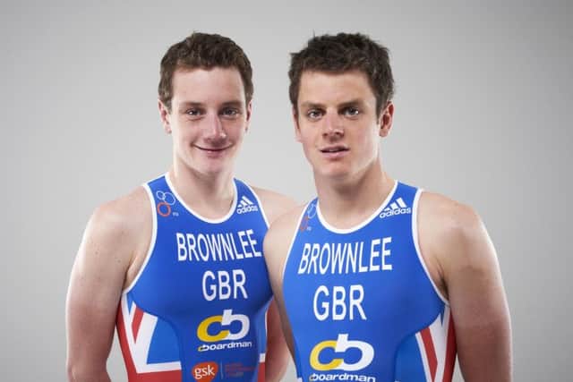 Olympic heroes Alistair (left) and brother Jonny Brownlee