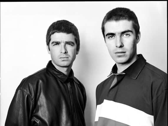 Noel and Liam Gallagher in 1997