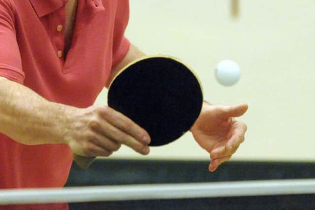 Table tennis.