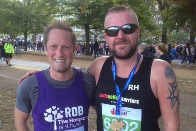 Rob Potton and Rich Hutton at Royal Parks.