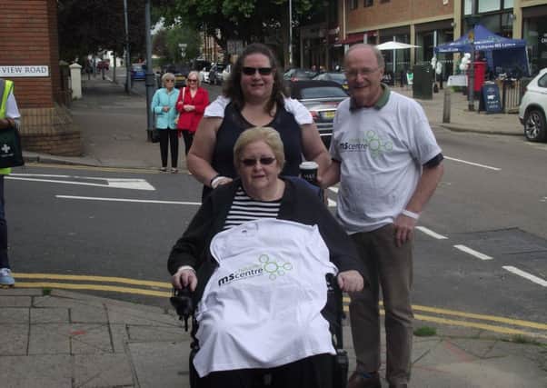 Jane Blayney takes part in Walk the MS Mile