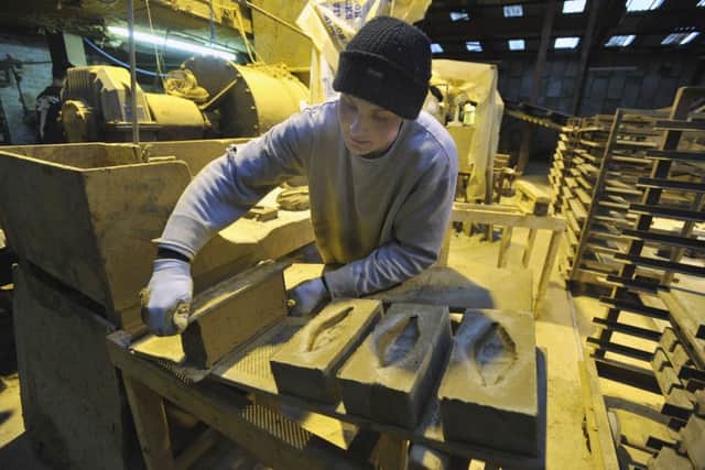 Making bricks by hand is a thing of the past at Bovingdon Brickworks