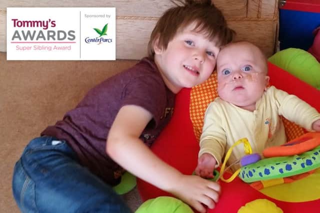 Harry Carter who won the Super Sibling Award in 2015 with his brother Finlay