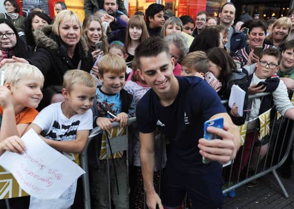 Max Whitlock received a grand welcome to Hemel Hempstead.