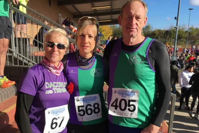 D&T at Stevenage Half Marathon.
