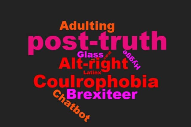 Post-truth crowned Word of the Year 2016