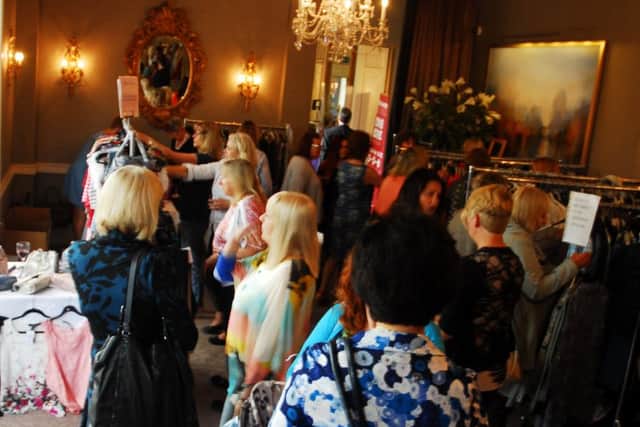 Shoppers at a DEMAND FAB event in May