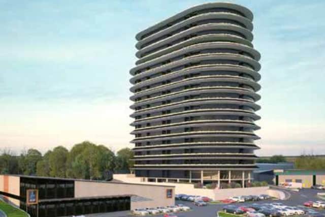 The Beacon, a 17-storey tower on Whiteleaf Road, has been designed to generate enough energy to power most of the buildings requirements