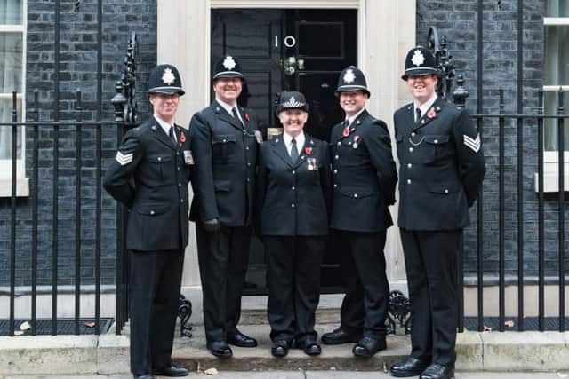 Herts Police officers at London Remembrance event