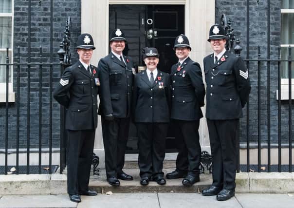 Herts Police officers at London Remembrance event