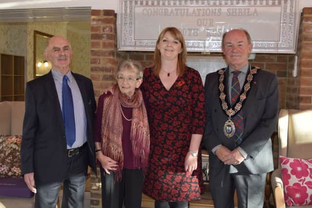 A warm welcome for Sheila Barker