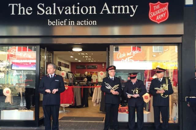 Gifts can be left at the Salvation Army shop