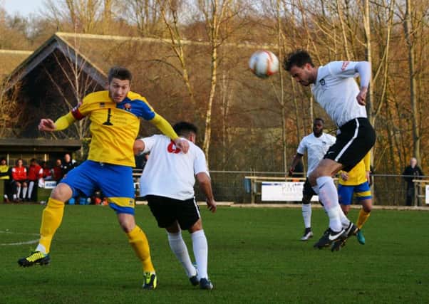 Jack Patterson of Kings Langley against Sudbury. Picture: Chris Riddell. PNL-161128-083557002
