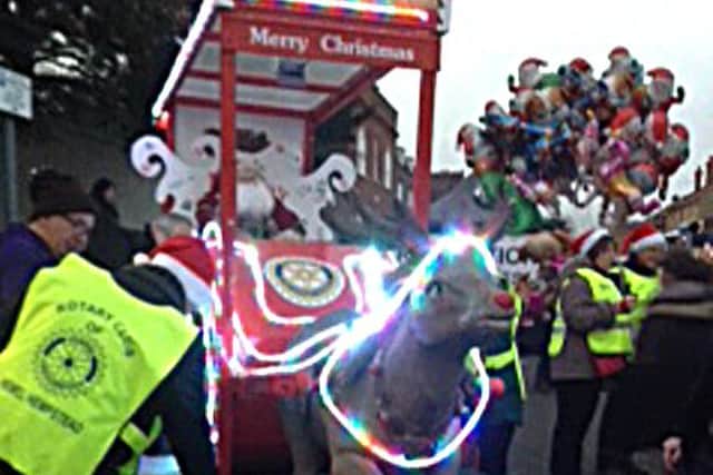 The Rotary Santa Float