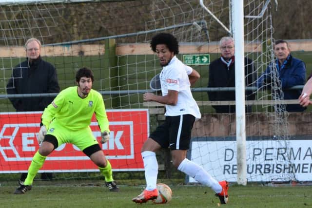 Jorell Johnson for Kings Langley. Picture: Chris Riddell. PNL-160512-081513002