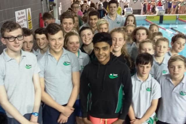 Berkhamsted swimmers at Dagenham.