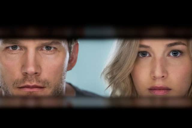 Chris Pratt and Jennifer Lawrence
