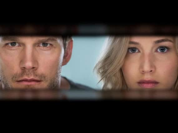 Chris Pratt and Jennifer Lawrence