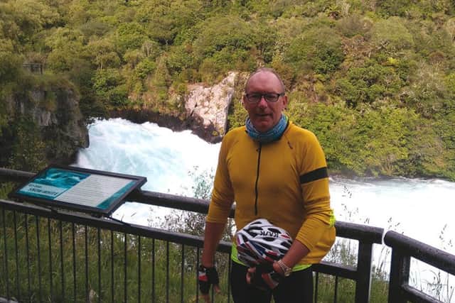 Stuart Bayne charity cyclist
