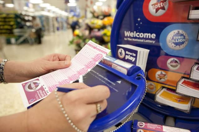 The mystery man scooped a huge prize in the draw