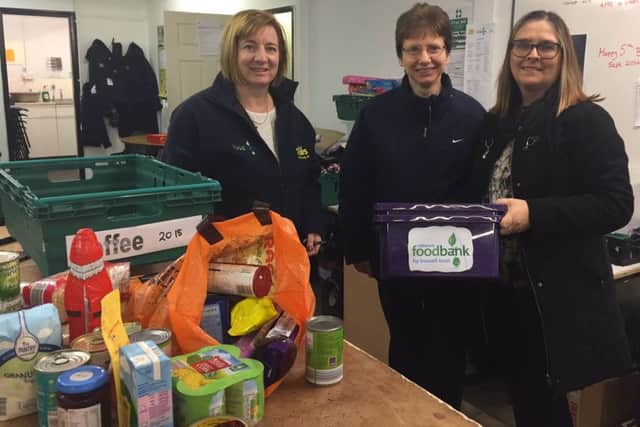 Food collection at Balance Chiropractic