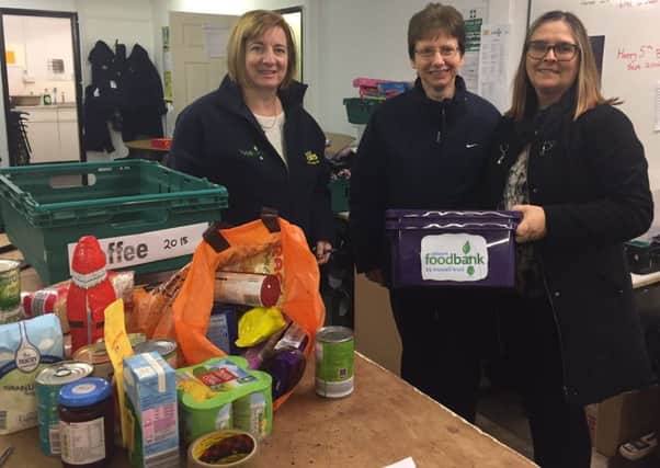 Food collection at Balance Chiropractic