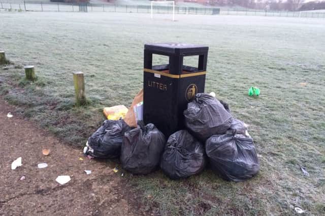 Grovehill fly-tipping