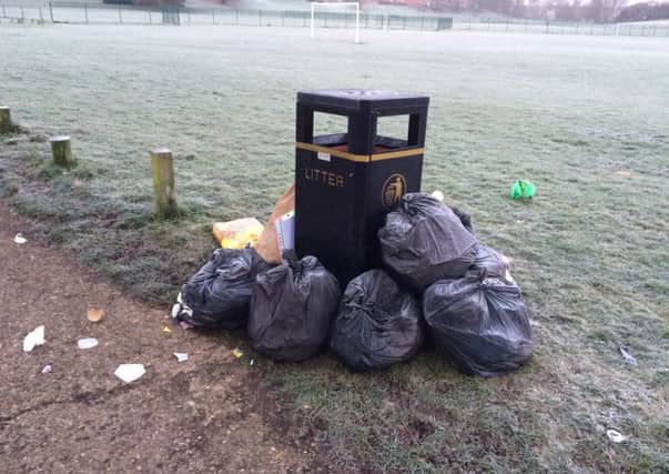 Grovehill fly-tipping
