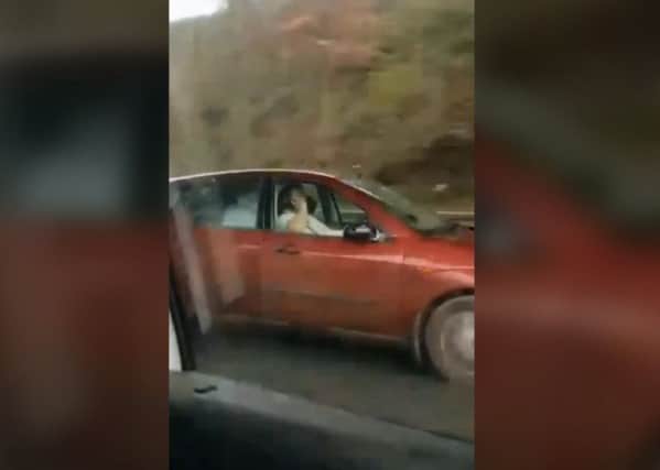 Caught in the act