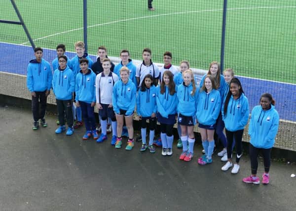 Talented young hockey players from West Herts Hockey Club