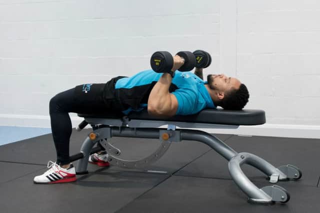 The chest press is a must for anyone training