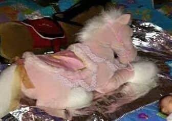 Pink horse