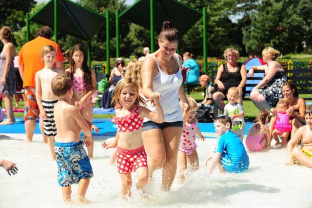 Kids enjoy the summer fun at a splash park. One will now be coming to Hemel Hempstead