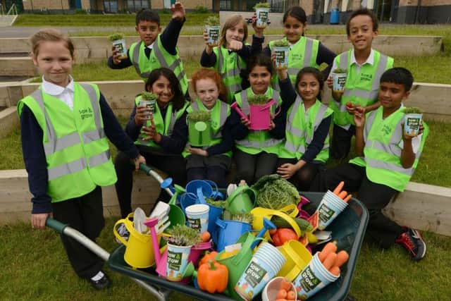 The winning school in last year's Grow & Sow campaign