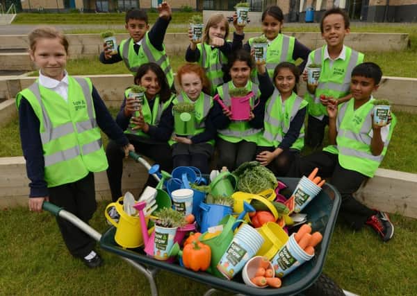 The winning school in last year's Grow & Sow campaign