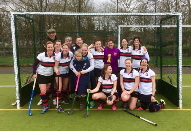 The BHHHC ladies' 1sts have won the title