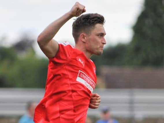 Jake Robinson has left the Tudors after becoming Billericay's latest high-profile signing. Picture by Terry Rickeard