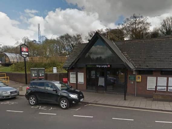 The woman was struck at Kings Langley station